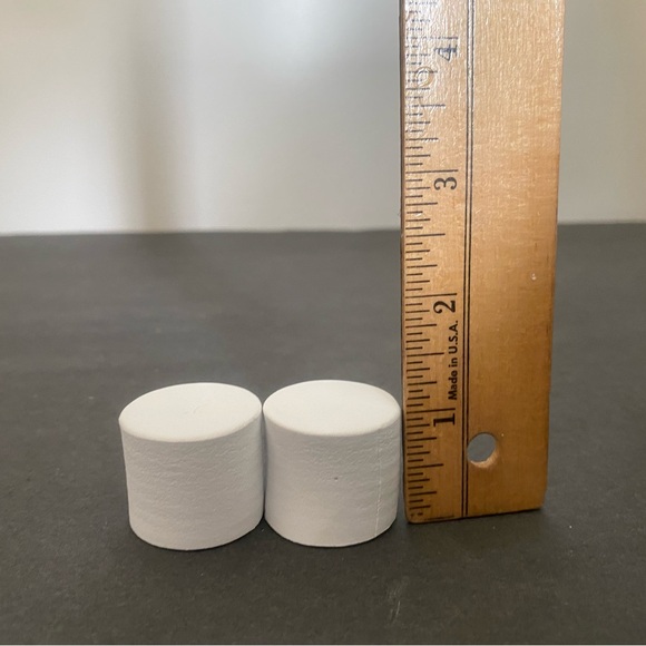 Darice Foamies Foam Shapes Fake Faux Marshmallows larger size lot of 95 - Picture 9 of 9